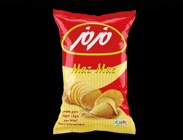 طعم های چیپس سوپر خانواده مزمز