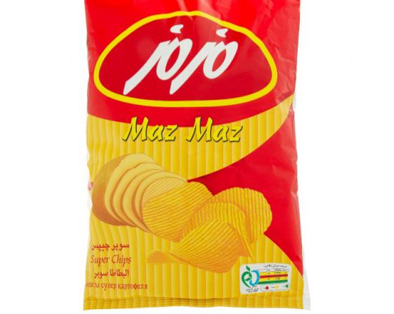 قیمت انواع چیپس سوپر خانواده مزمز